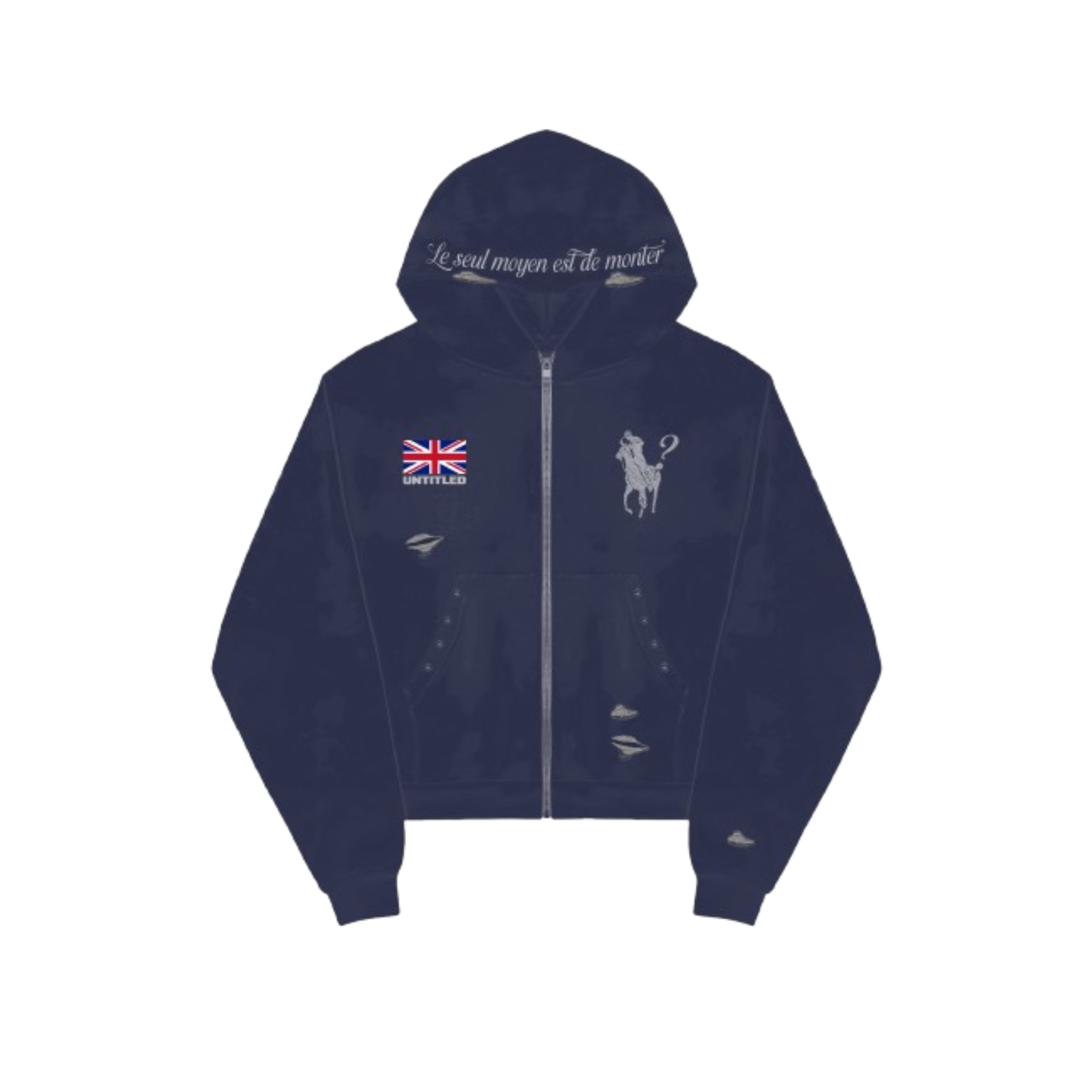 ?¿? DARK BLUE EXCLUSIVE HOODIE